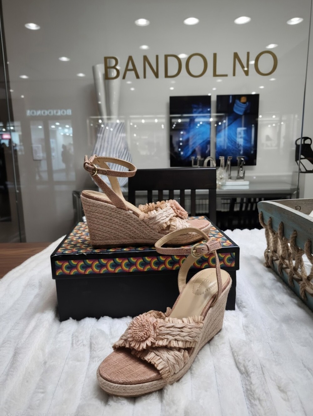 Bandolino Krista Women's Sz 6.5 M Espadrille Wedge Sandals New
